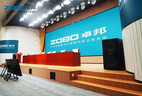 6ZOBO卓邦助力首都科技創新建設丨為中國機械研究總院集團懷柔科技創新基地，提供空間視聽解決方案及服務 A1樓虛擬摳像演播室