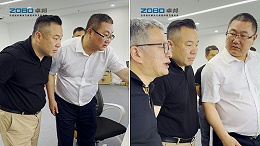 ZOBO卓邦張新峰與協會領導走訪中建電子信息技術有限公司，共商發展大計