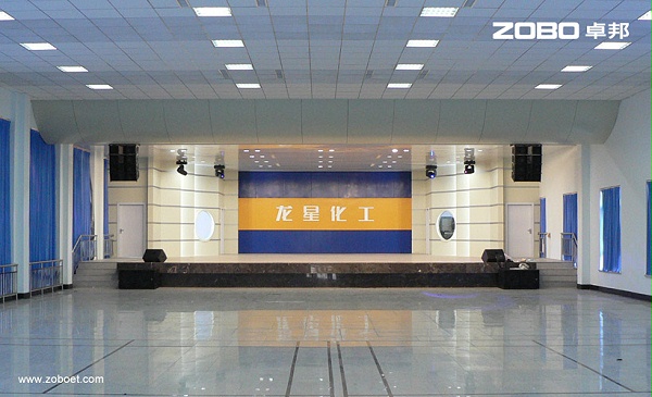 龍星化工多功能廳音頻擴聲系統