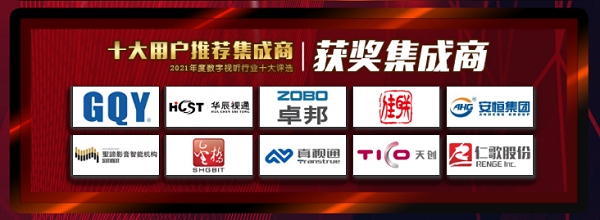ZOBO卓邦榮膺2021年度數字視聽行業用戶推薦系統集成商