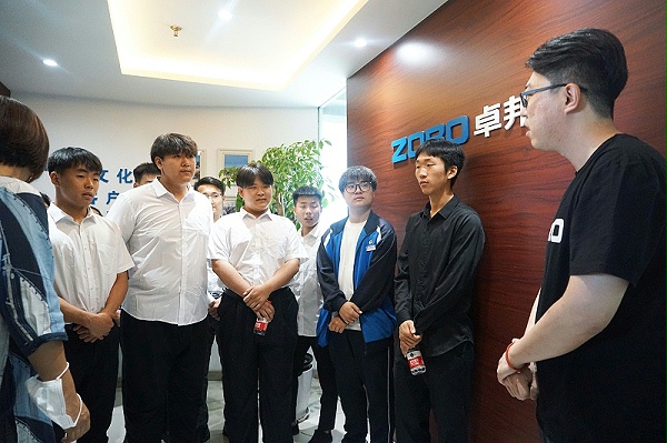 校企合作 走進職場 協同育人丨歡迎北京市經貿高級技術學校師生來ZOBO卓邦參觀學習