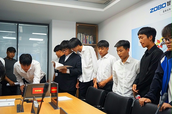 13校企合作 走進職場 協同育人丨歡迎北京市經貿高級技術學校師生來ZOBO卓邦參觀學習
