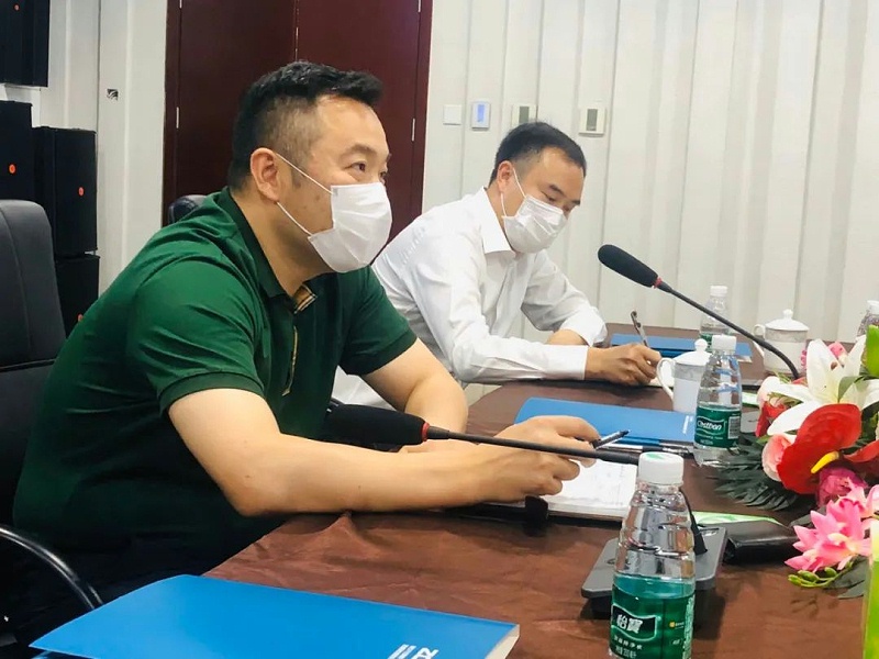 區委統戰部和九三學社區工委、民營經濟代表人士蒞臨卓邦開展談心活動