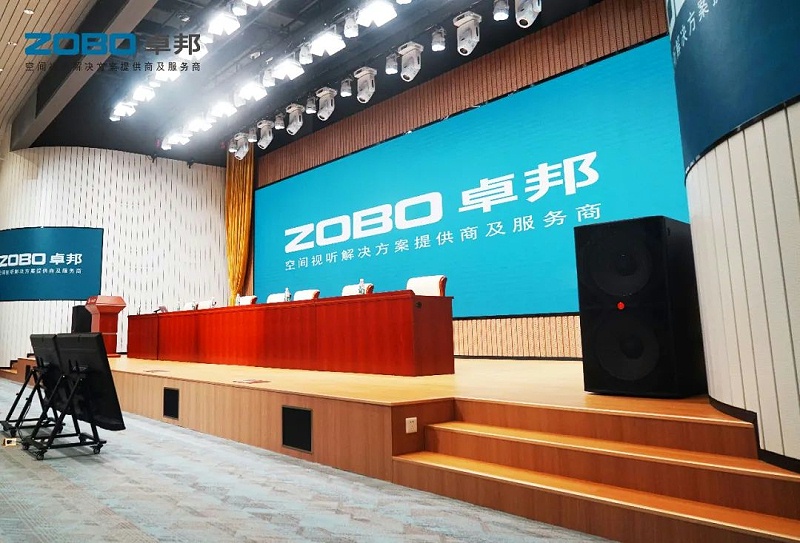 6ZOBO卓邦助力首都科技創新建設丨為中國機械研究總院集團懷柔科技創新基地，提供空間視聽解決方案及服務 A1樓虛擬摳像演播室