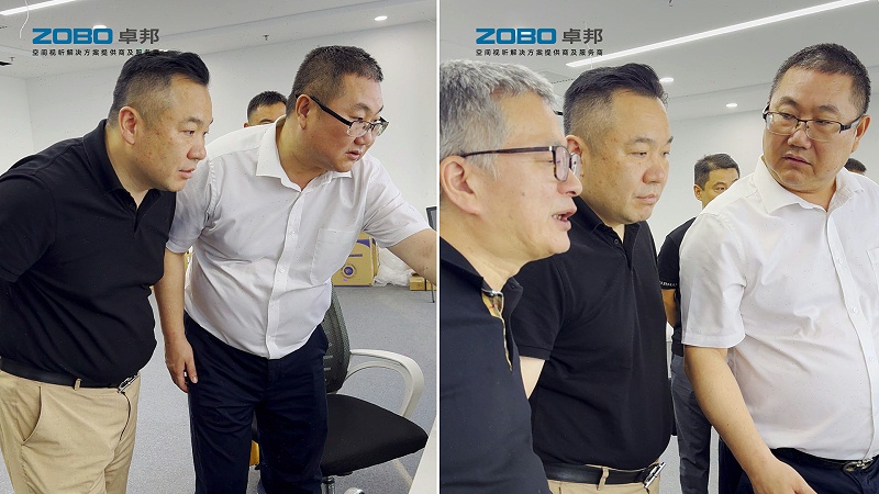 ZOBO卓邦張新峰與協會領導走訪中建電子信息技術有限公司，共商發展大計