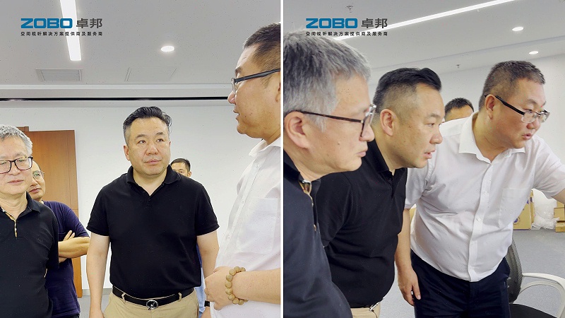 ZOBO卓邦張新峰與協會領導走訪中建電子信息技術有限公司，共商發展大計