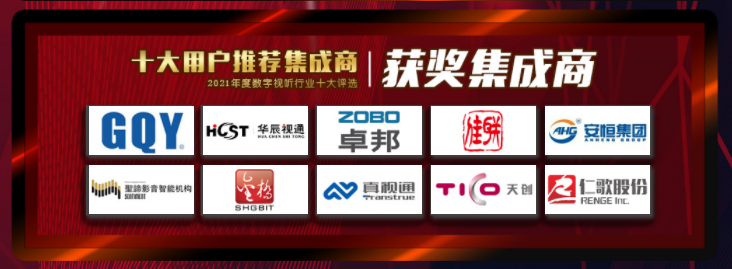 ZOBO卓邦榮膺2021年度數字視聽行業用戶推薦系統集成商