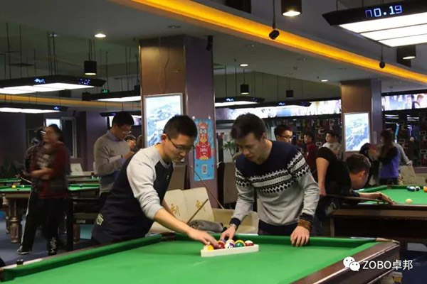 ZOBO卓邦挑戰“激情碰撞·情系園區”中關村豐臺園第五屆臺球競賽