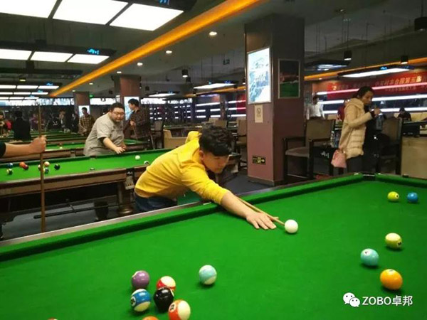 ZOBO卓邦挑戰“激情碰撞·情系園區”中關村豐臺園第五屆臺球競賽