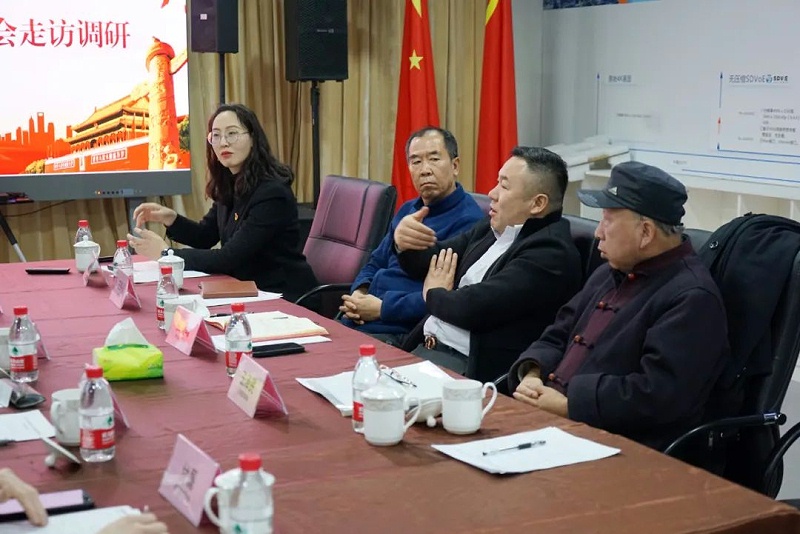 中共北京市商業服務業協會第三聯合黨委領導蒞臨北京聲光視訊行業協會會長單位ZOBO卓邦調研工作