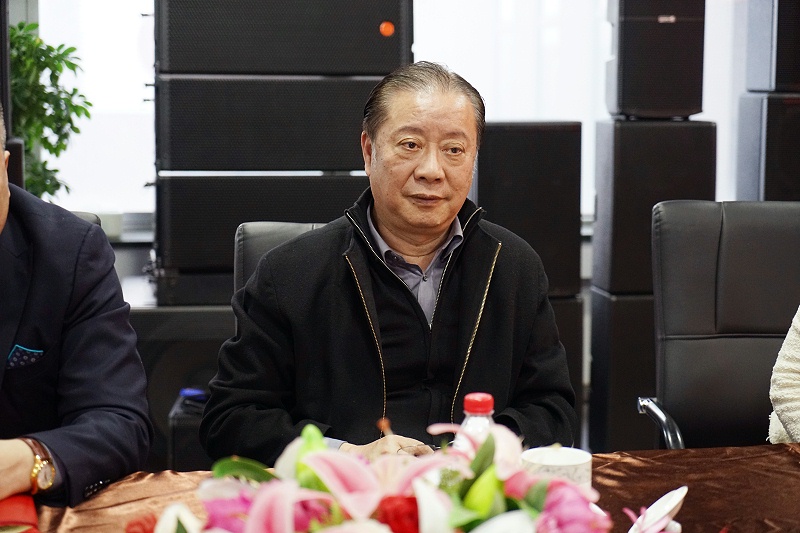 熱烈歡迎中國演藝設備技術協會理事長等領導一行蒞臨ZOBO卓邦調研指導